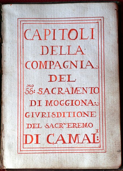 Capitoli della Compagnia -
                Rilliana